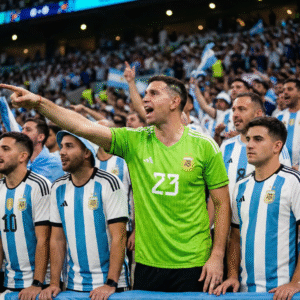 Argentina GK Shirt E.Martinez #23