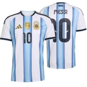 adidas Men's Argentina World Cup 2026 Home Jersey w/ Messi #10 Printing